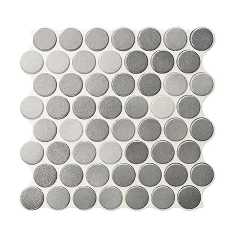 Circle Glossy Grey 30.9x30.9cm 